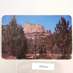 Red Sandstone Formation Flagstaff Arizona 1940s Postcard PC AZ 1949 RPPC